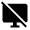 Desktop Access Disabled Fill Icon from Outlined Fill - Material Symbols Set