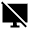 Desktop Access Disabled Fill Icon from Sharp Fill - Material Symbols Set