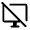 Desktop Access Disabled Icon from Rounded Line - Material Symbols Set