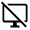 Desktop Access Disabled Icon from Outlined Line - Material Symbols Set