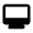 Desktop Mac Icon from Rounded Line - Material Pro Set