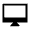 Desktop Mac Icon from Sharp Line - Material Symbols Set