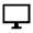 Desktop Windows Icon from Sharp Line - Material Symbols Set