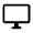Desktop Windows Icon from Rounded Line - Material Symbols Set