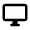 Desktop Windows Icon from Rounded Line - Material Pro Set