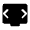 Developer Mode Tv Fill Icon from Rounded Fill - Material Symbols Set