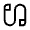 Earbuds Icon from Sharp Line - Material Symbols Set