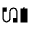 Earbuds Battery Fill Icon from Sharp Fill - Material Symbols Set