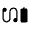 Earbuds Battery Fill Icon from Outlined Fill - Material Symbols Set
