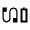 Earbuds Battery Icon from Sharp Line - Material Symbols Set