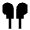 Earbuds Fill Icon from Outlined Fill - Material Pro Set