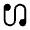 Earbuds Fill Icon from Rounded Fill - Material Symbols Set