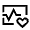 Ecg Icon from Sharp Line - Material Symbols Set