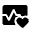 Ecg Fill Icon from Rounded Fill - Material Symbols Set