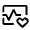 Ecg Icon from Outlined Line - Material Symbols Set