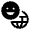 Emoji Language Fill Icon from Rounded Fill - Material Symbols Set