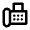 Fax Icon from Outlined Line - Material Pro Set