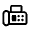 Fax Icon from Rounded Line - Material Symbols Set