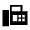 Fax Fill Icon from Sharp Fill - Material Symbols Set