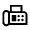 Fax Icon from Outlined Line - Material Symbols Set