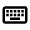 Keyboard Icon from Rounded Line - Material Pro Free Set
