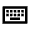 Keyboard Icon from Sharp Line - Material Pro Free Set