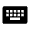Keyboard Fill Icon from Outlined Fill - Material Pro Free Set