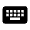 Keyboard Fill Icon from Rounded Fill - Material Pro Free Set