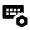 Keyboard Setting Bolt Fill Icon from Outlined Fill - Material Pro Free Set