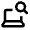 Laptop Search Icon from Rounded Line - Material Pro Free Set