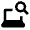 Laptop Search Fill Icon from Outlined Fill - Material Pro Free Set