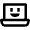 Laptop Smiley Icon from Nova Line Set