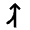 Ramp Right Icon from Outlined Line - Material Pro Free Set