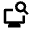 Screen Search Desktop Fill Icon from Outlined Fill - Material Pro Free Set
