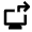 Screen Share Icon from Outlined Line - Material Pro Free Set