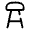 Bar Chair Icon from Solar Broken Set