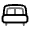 Bed Icon from Solar Line Duotone Set