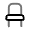 Chair Icon from Solar Line Duotone Set