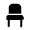 Chair Icon from Solar Bold Set