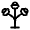 Floor Lamp Icon from Solar Linear Set