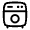 Washing Machine Icon from Solar Linear Set