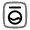 Washing Machine Minimalistic Icon from Solar Line Duotone Set