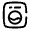 Washing Machine Minimalistic Icon from Solar Broken Set