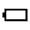 Battery Horiz 000 Icon from Sharp Line - Material Symbols Set