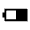 Battery Horiz 050 Fill Icon from Sharp Fill - Material Symbols Set