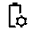 Battery Profile Icon from Outlined Line - Material Symbols Set