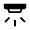 Detector Alarm Fill Icon from Outlined Fill - Material Symbols Set