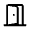Door Open Icon from Outlined Line - Material Symbols Set