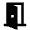 Door Open Fill Icon from Sharp Fill - Material Pro Set