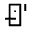 Door Sensor Icon from Sharp Line - Material Symbols Set